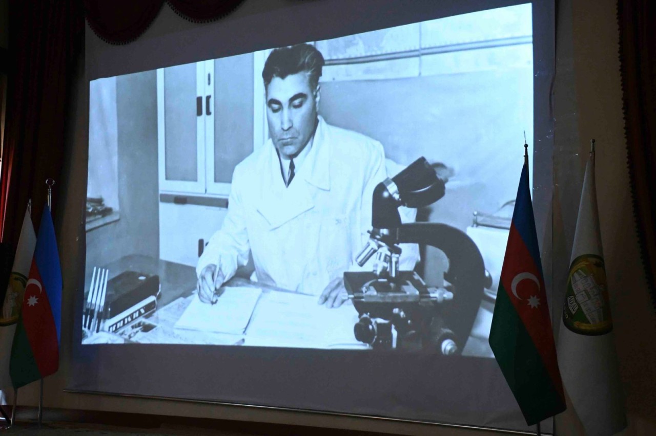ADAU-da professor Yunis Səfərovun 100 illik yubileyi qeyd olundu - FOTOLAR